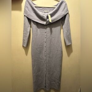 NWT Abercrombie off the shoulder sweater midi dress